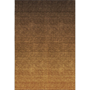 HomeRoots 8' X 10' Ombre Area Rug in Chocolate and Gray - Washable, UV Protected, Durable for Busy Homes 666900