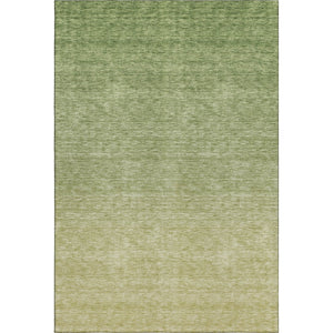 HomeRoots 8' X 10' Ombre Green and Gray Washable Area Rug with UV Protection - Durable, Stylish, and Easy Care 666912