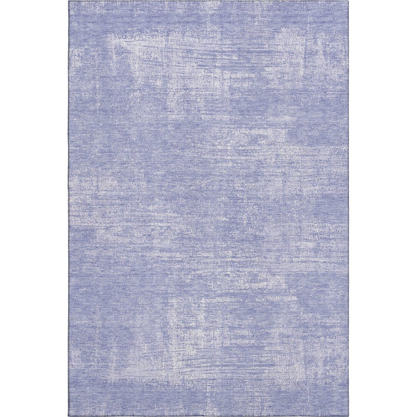 HomeRoots 5' x 8' Abstract Lavender and Ivory Washable Area Rug with UV Protection for Modern Living Spaces 667128
