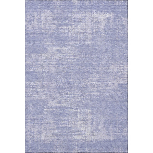 HomeRoots 9' X 12' Modern Lavender & Ivory Abstract Area Rug - Durable, Washable, UV Protected for Homes 667131