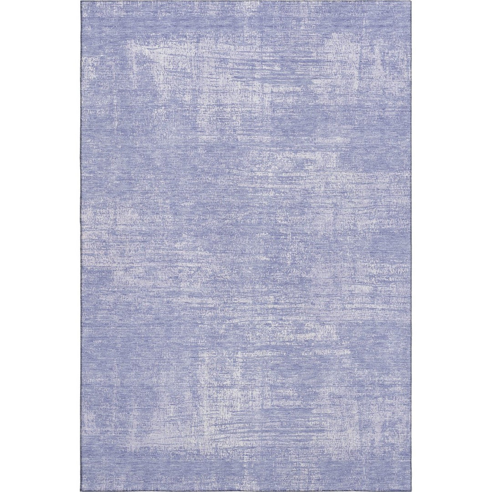 HomeRoots 10' X 14' Abstract Lavender and Ivory Washable Area Rug with UV Protection for Stylish Durability 667132