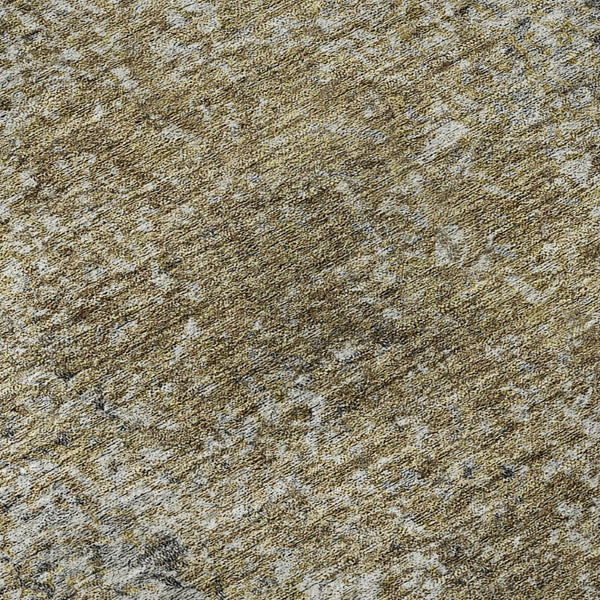 HomeRoots 5' X 8' Brown and Beige Abstract Area Rug - UV Protected, Stain Resistant, Washable for Easy Care 667164
