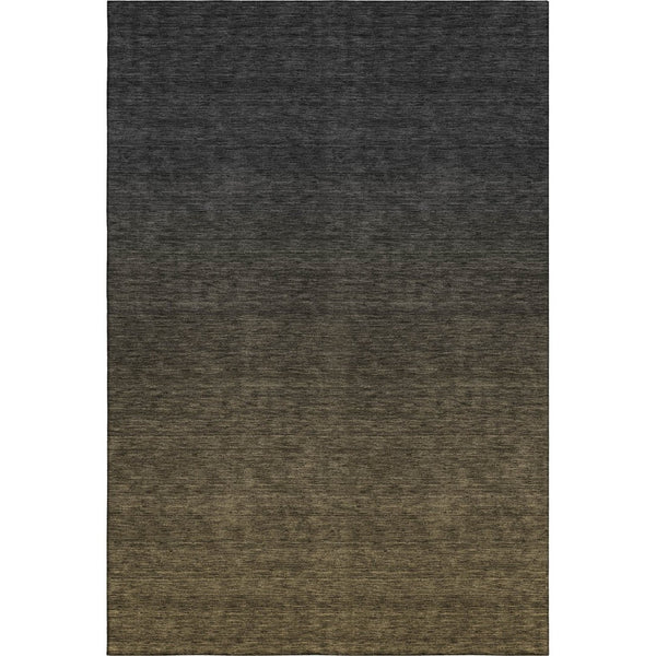 HomeRoots 8' X 10' Ombre Chocolate & Gray Washable Area Rug - UV Protective, Family-Friendly, Stylish Design 667304