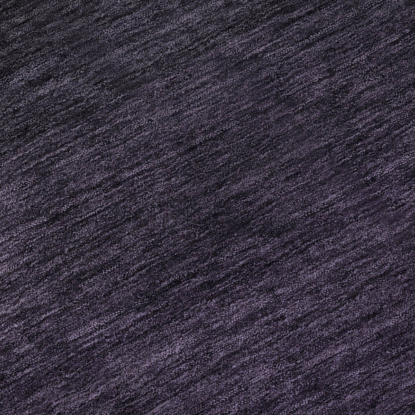 HomeRoots 10' Eggplant to Charcoal Ombre Washable Area Rug – Durable, Stain-Resistant, UV-Protected Elegance 667312