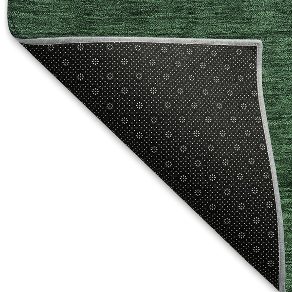 HomeRoots 10' X 14' Stunning Emerald to Charcoal Ombre Area Rug with UV Protection - Durable, Washable Design! 667318