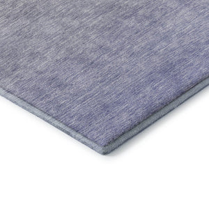 HomeRoots 9' X 12' Beige and Blue Ombre Area Rug - Washable, UV Protected & Stain Resistant for Busy Homes 667353