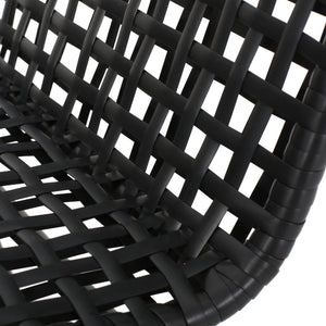 English Elm Java Outdoor Lounge Chair Resort Style Patio Accent Seat for Deck and Garden 66628.00BLK