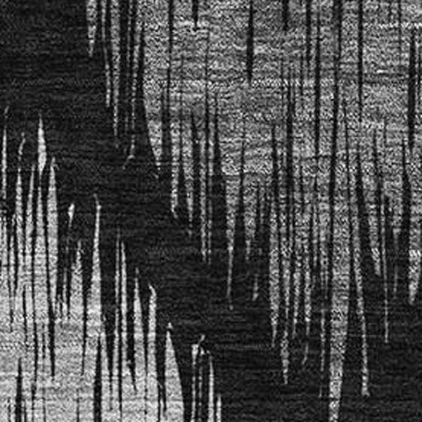 HomeRoots 10' X 14' Ikat Area Rug - Modern Black & Ivory Design, Washable, UV-Protected, Pet-Friendly Durability 667455