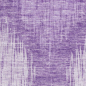 HomeRoots 8' X 10' Plum and Ivory Ikat Area Rug - UV Protected, Stain Resistant, Kid & Pet Friendly Design! 667543