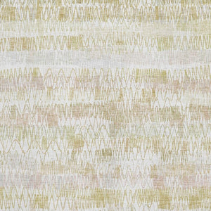 HomeRoots 9' X 12' Gold and Ivory Striped Area Rug - Washable, UV Protected, Stylish, and Ideal for Families! 667562