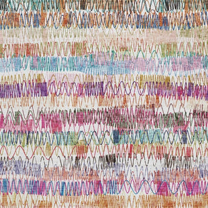 HomeRoots 9' X 12' Vibrant Striped Area Rug - Washable, UV Protected, Durable, Perfect for High-Traffic Spaces! 667568