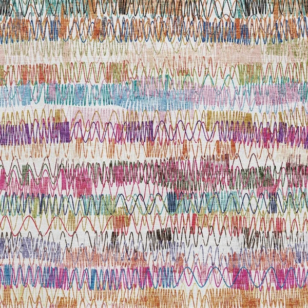 HomeRoots 9' X 12' Vibrant Striped Area Rug - Washable, UV Protected, Durable, Perfect for High-Traffic Spaces! 667568