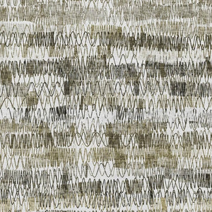 HomeRoots 9' X 12' Taupe Gray and Ivory Striped Washable Area Rug - Durable, Stylish, UV-Protected Design! 667574