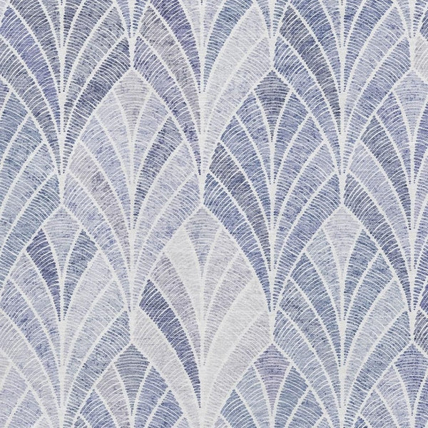 HomeRoots 9' X 12' Denim Blue & Ivory Geometric Washable Area Rug - Stain Resistant, UV Protected & Stylish! 667592