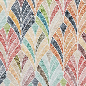 HomeRoots 9' X 12' Colorful Geometric Washable Area Rug with UV Protection for Bright Homes and Patios 667616
