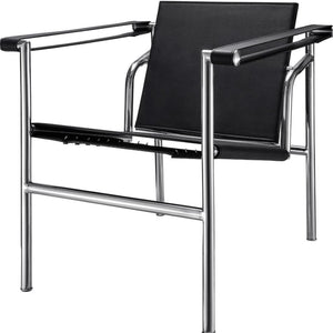 HomeRoots 24" Silver Stainless Steel Arm Chair - Modern Accent Seat with Plush Upholstery for Stylish Spaces 667637