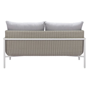 HomeRoots 59" Gray Polypropylene Sofa - Modern & Water-Resistant Design for Stylish, Compact Living Spaces 667662
