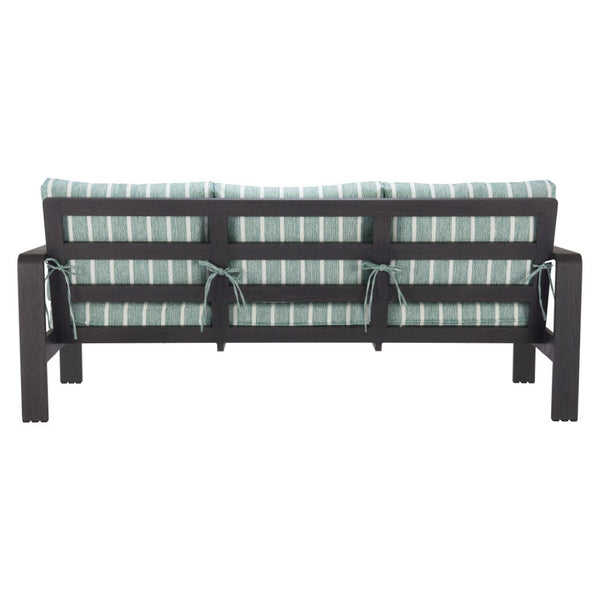 HomeRoots 83" Modern Green Polypropylene Sofa – Water-Resistant, Durable, Stylish Seating for Three Comfortably 667663