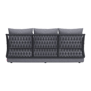 HomeRoots 76" Gray Polypropylene Sofa – Modern Armless Design, Durable Upholstery, Perfect for Any Living Space 667664