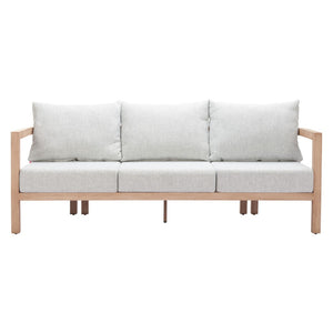 HomeRoots 79" Gray Polypropylene Sofa - Modern, Water-Resistant Comfort for Stylish Living Rooms & Lounges 667665