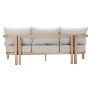 HomeRoots 79" Gray Polypropylene Sofa - Modern, Water-Resistant Comfort for Stylish Living Rooms & Lounges 667665