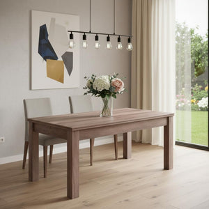 HomeRoots 85" Brown Convertible Game Table & Dining Table - Multifunctional Design for Fun Gatherings! 667668