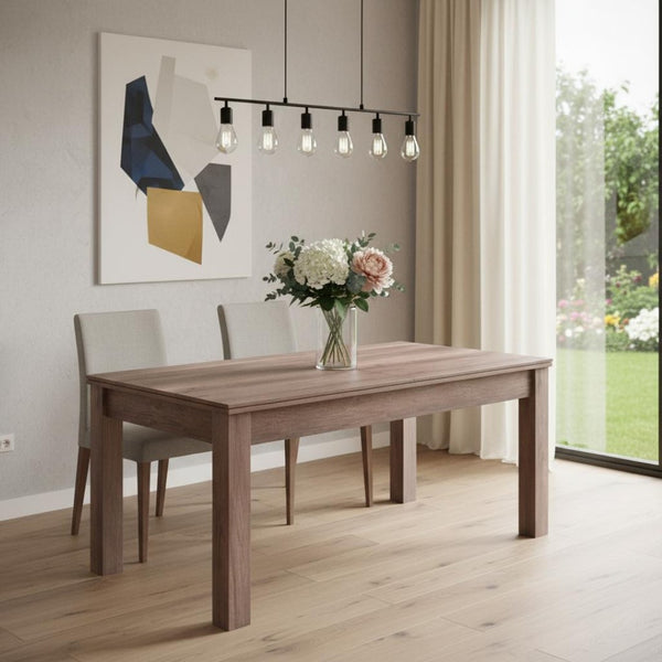 HomeRoots 85" Brown Convertible Game Table & Dining Table - Multifunctional Design for Fun Gatherings! 667668