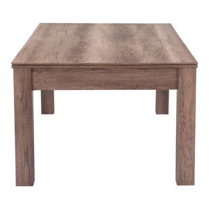 HomeRoots 85" Brown Convertible Game Table & Dining Table - Multifunctional Design for Fun Gatherings! 667668