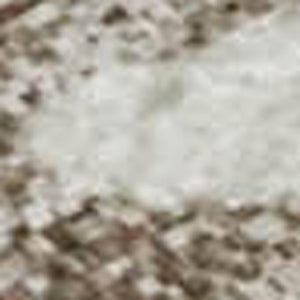 HomeRoots 5' X 8' Timeless Ivory and Beige Medallion Washable Area Rug - Durable, UV Protected, Easy Care! 668055