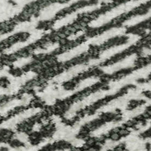 HomeRoots 8' X 10' Striped Washable Area Rug - Durable Black & Ivory Design with UV Protection for Homes 668099