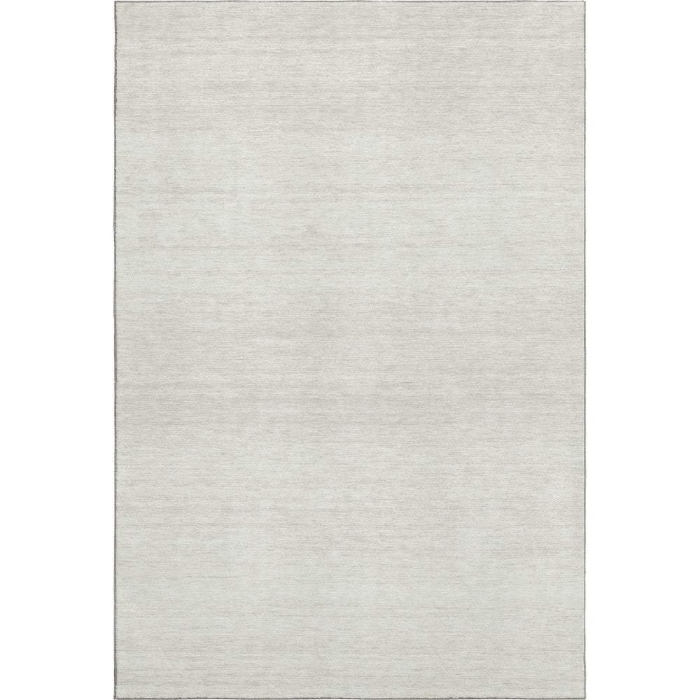 HomeRoots 8' X 10' Ivory and Beige Striped Washable Area Rug - Durable, Stain-Resistant, UV Protected Design! 668129