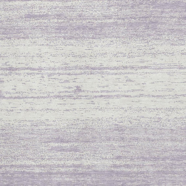 HomeRoots 5' X 8' Elegant Lavender & Ivory Striped Washable Area Rug with UV Protection for Home Comfort 668135