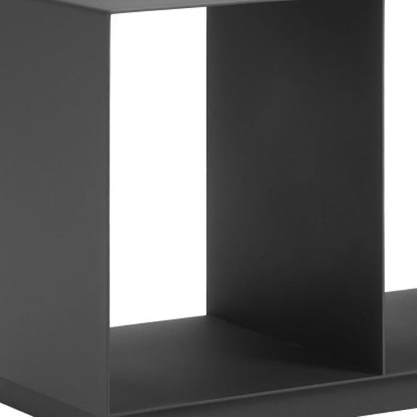 HomeRoots 36" Charcoal Aluminum Outdoor Coffee Table - Modern, Durable Design for Stylish Patios & Gatherings 668140