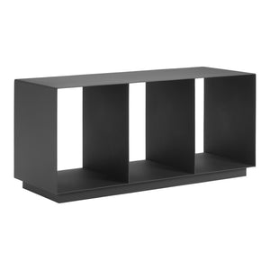 HomeRoots 36" Charcoal Aluminum Outdoor Coffee Table - Modern, Durable Design for Stylish Patios & Gatherings 668140