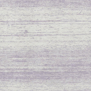 HomeRoots 9' X 12' Stylish Lavender & Ivory Striped Washable Area Rug with UV Protection for Modern Homes 668141
