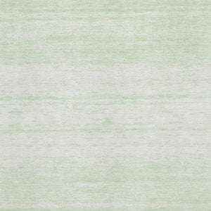 HomeRoots 5' X 8' Mint Green Striped Washable Area Rug with UV Protection - Perfect for Homes with Kids & Pets! 668147
