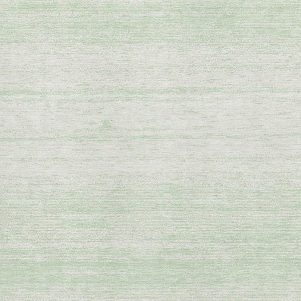 HomeRoots 10' X 14' Mint Green & Ivory Striped Area Rug - Washable, UV Protected, Soft & Durable for Homes 668155