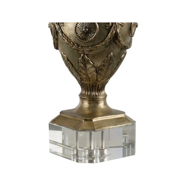 Wildwood Athena Sculptural Lamp In Champagne — Hand-Finished Cast Design With Acrylic Base, Warm Glow (98) 66816