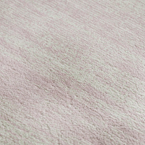 HomeRoots 10' Pink and Ivory Striped Washable Area Rug - UV Protected, Durable, Stylish for Family Homes! 668175