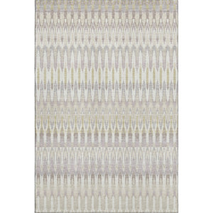 HomeRoots 5' X 8' Beige Gold And Gray Southwestern Area Rug – Durable, Washable & UV-Resistant for Homes 668207