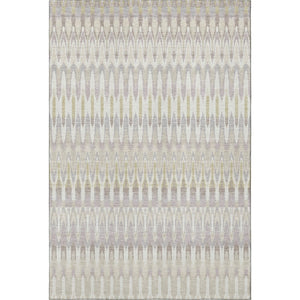 HomeRoots 5' X 8' Beige Gold And Gray Southwestern Area Rug – Durable, Washable & UV-Resistant for Homes 668207