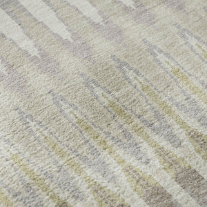 HomeRoots 8' Beige Gold & Gray Southwestern Area Rug with UV Protection - Durable, Washable, Stylish Design! 668208