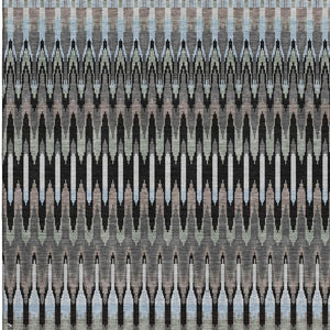 HomeRoots 5' X 8' Southwestern-Inspired Washable Area Rug with UV Protection, Stain Resistance & Felt Backing 668213