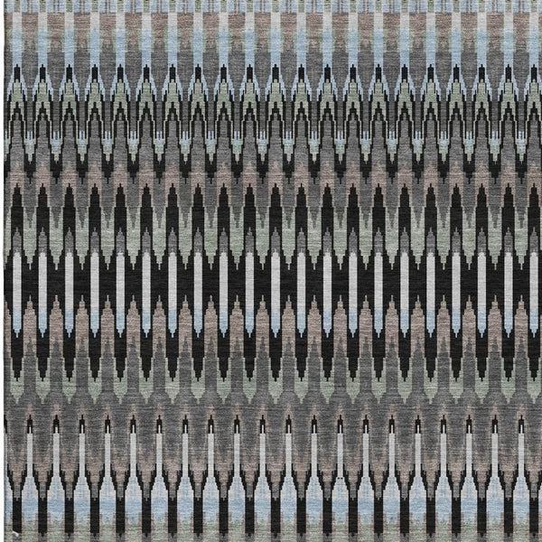 HomeRoots 5' X 8' Southwestern-Inspired Washable Area Rug with UV Protection, Stain Resistance & Felt Backing 668213