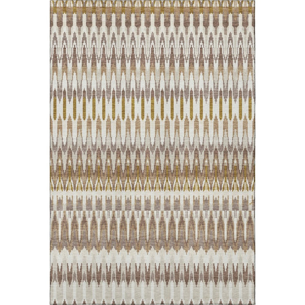 HomeRoots 8' X 10' Southwestern Washable Area Rug with UV Protection - Durable, Stylish, Ideal for Homes 668221