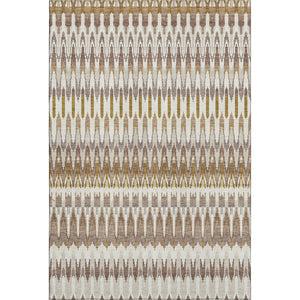 HomeRoots 10' Brown Ivory & Beige Southwestern Area Rug – Washable, UV-Protected, Stain-Resistant Design! 668223