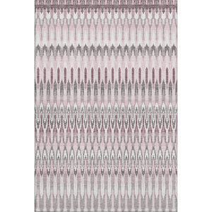 HomeRoots 9' X 12' Pink Ivory Gray Southwestern Washable Area Rug - Durable, Stylish, UV Protected & Easy Care 668282