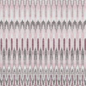 HomeRoots 9' X 12' Pink Ivory Gray Southwestern Washable Area Rug - Durable, Stylish, UV Protected & Easy Care 668282