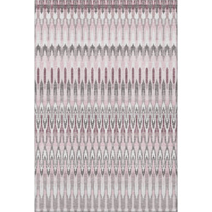 HomeRoots 10' X 14' Pink Ivory & Gray Southwestern Area Rug - Washable, Durable, UV-Protected for Homes 668283