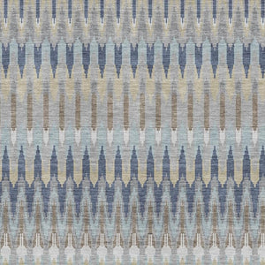 HomeRoots 8' X 10' Southwestern Area Rug in Taupe, Gold & Gray - Washable, Stain-Resistant, UV Protected Comfort 668287